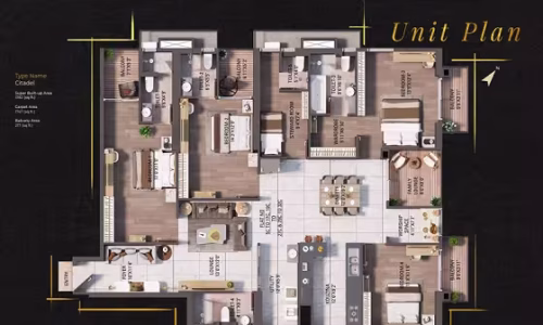 Nawah 9 Emporio Unit Plan 3